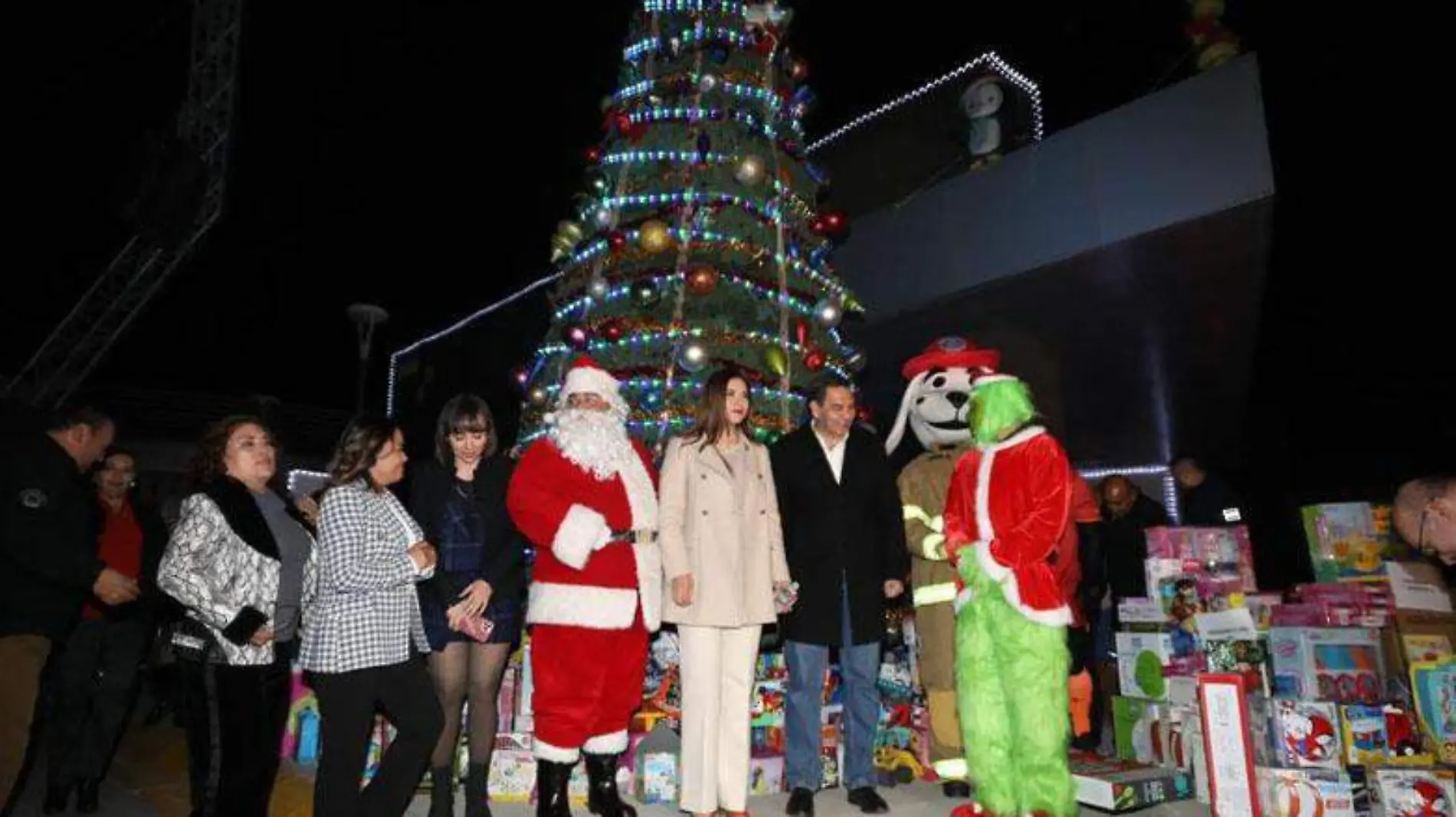 navidad pc santa bombero cruz perez alcalde